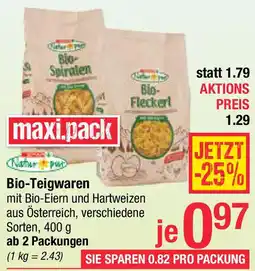 Maximarkt Bio Teigwaren Angebot