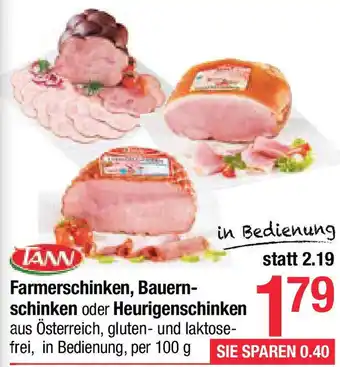 Maximarkt Farmerschinken, Bauern- schinken oder Heurigenschinken Angebot