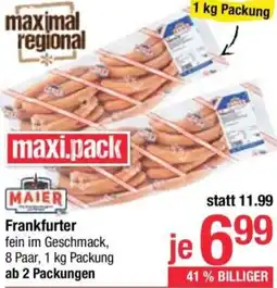 Maximarkt Frankfurter Angebot