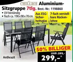 Norma CHILLROI Aluminium- Sitzgruppe Angebot