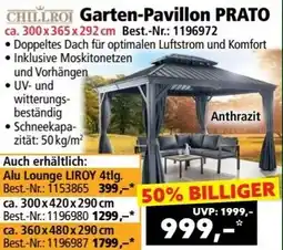 Norma CHILLROI Garten-Pavillon PRATO Angebot