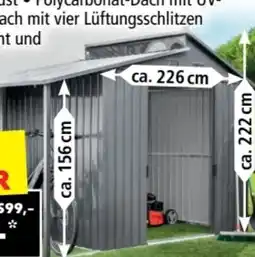 Norma Green Yard Skylight-Metallschuppen Angebot