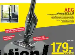 Maximarkt AEG Akkusauger Angebot