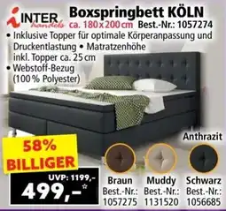 Norma Boxspringbett KÖLN Angebot