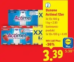 Lidl Danone Actimel Angebot