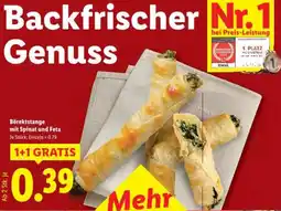 Lidl Börektstange mit Spinat und Feta Angebot