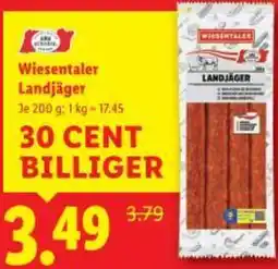 Lidl Wiesentaler Landjäger Angebot