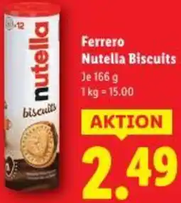 Lidl Ferrero Nutella Biscuits Angebot