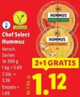 Lidl Chef Select Hummus Angebot