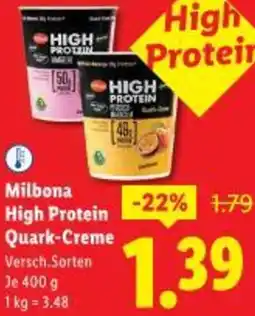 Lidl Milbona High Protein Quark-Creme Angebot