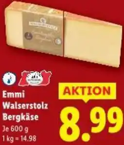 Lidl Emmi Walserstolz Bergkäse Angebot