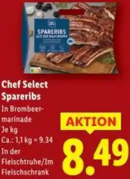 Lidl Chef Select Spareribs Angebot