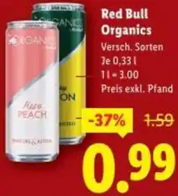 Lidl Red Bull Organics Angebot