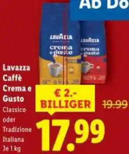 Lidl Lavazza Caffè Crema e Gusto Angebot