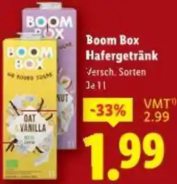 Lidl Boom Box Hafergetränk Angebot