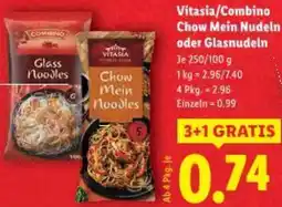 Lidl Vitasia/Combino Chow Mein Nudeln oder Glasnudeln Angebot