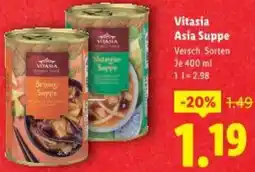 Lidl Vitasia Asia Suppe Angebot