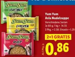 Lidl Yum Yum Asia Nudelsuppe Angebot