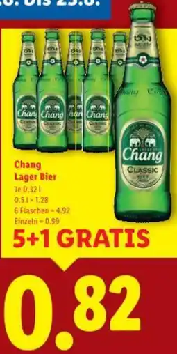 Lidl Chang Lager Bier Angebot