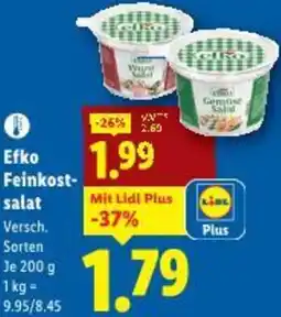 Lidl Efko Feinkost- salat Angebot