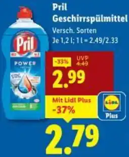 Lidl Pril Geschirrspülmittel Angebot
