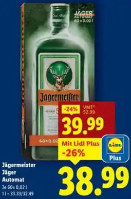 Lidl Jägermeister Jäger Automat Angebot