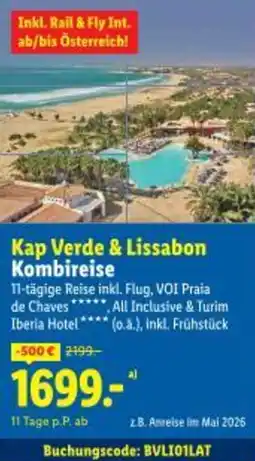 Lidl Kap Verde & Lissabon Kombireise Angebot