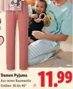 Lidl Damen Pyjama Angebot
