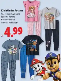 Lidl Kleinkinder Pyjama Angebot