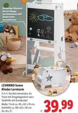 Lidl Livarno home kinder lernturm Angebot