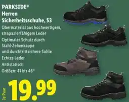 Lidl PARKSIDE Herren Sicherheitsschuhe Angebot