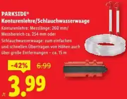 Lidl PARKSIDE Konturenlehre/Schlauchwasserwaage Angebot