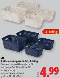 Lidl Aufbewahrungskorb-Set Angebot