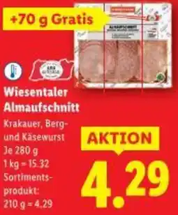 Lidl Wiesentaler Almaufschnitt Angebot