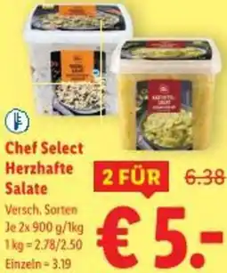 Lidl Chef Select Herzhafte Salate Angebot