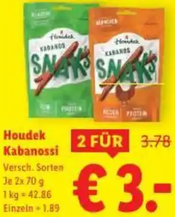 Lidl Houdek Kabanossi Angebot