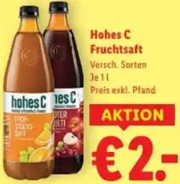 Lidl Hohes C Fruchtsaft Angebot