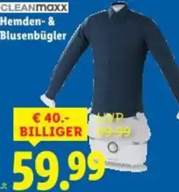 Lidl Cleanmaxx hemden- & blusenbügler Angebot