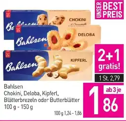 Sutterlüty Bahlsen Chokini, Deloba, Kipferl, Blätterbrezeln oder Butterblätter Angebot