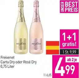 Sutterlüty Freixenet Carta Dry oder Rosé Dry Angebot
