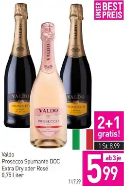 Sutterlüty Valdo Prosecco Spumante DOC Extra Dry oder Rosé Angebot