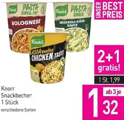 Sutterlüty Knorr Snackbecher Angebot