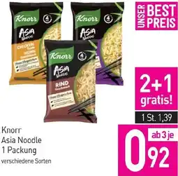 Sutterlüty Knorr Asia Noodle Angebot