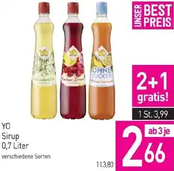Sutterlüty YO Sirup Angebot
