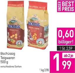 Sutterlüty Bschüssig Teigwaren Angebot