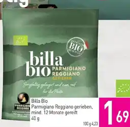 Sutterlüty Billa Bio Parmigiano Reggiano gerieben Angebot
