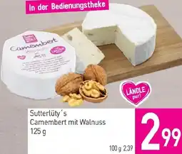Sutterlüty Sutterlüty's Camembert mit Walnuss Angebot