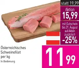 Sutterlüty Österreichisches Schweinefilet Angebot
