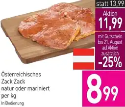Sutterlüty Österreichisches Zack Zack natur oder mariniert Angebot