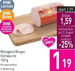 Sutterlüty Metzgerei Broger Extrawurst Angebot